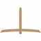 Ekena Millwork Bellingham Timber Gable Bracket, Western Red Cedar, 96"W x 60"H x 5 1/2"D x 5 1/2"F, 15/12 Pitch GBW096X60X0606BEL00SWR - alternate 1